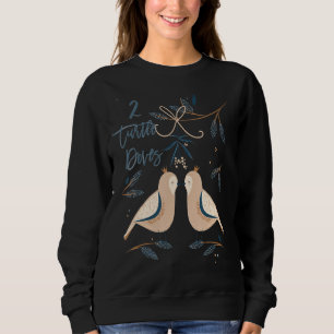 Två turturduvor 12 dagar jul Sång Coral R T Shirt