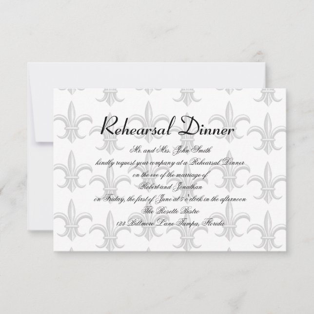 Två Tuxedo Groom Gay Bröllop-repetitioner Inbjudningar (Framsida)