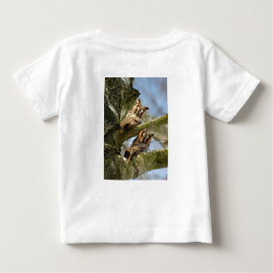 Två Uggla i Skogen, fåglar, vilda djur och växter T Shirt