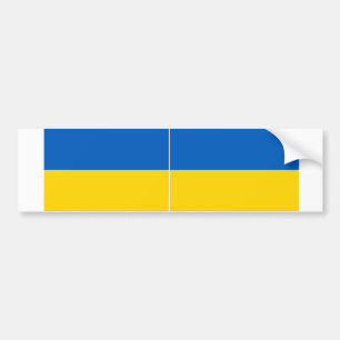 TVÅ Ukraina medborgareflagga Bildekal