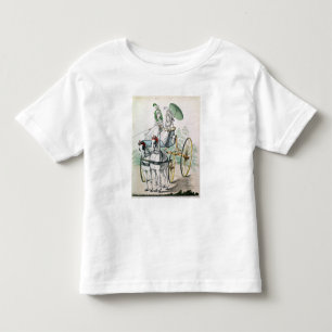 Två unga dam i calicogowns tee