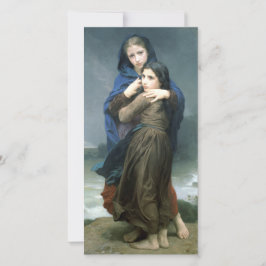 Två unga flickor långt hemifrån (av W.A. Bouguerea Kort