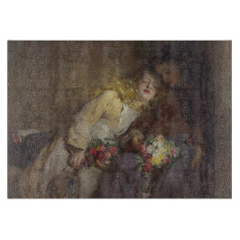 Två unga flickor som återvänder hem