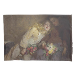 Två unga flickor som återvänder hem