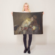 Två unga flickor som återvänder hem