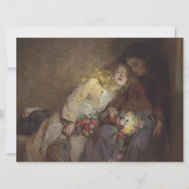 Två unga flickor som återvänder hem kort