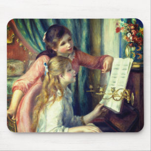Två unga flickor vid Piano av Renoir: Musmatta