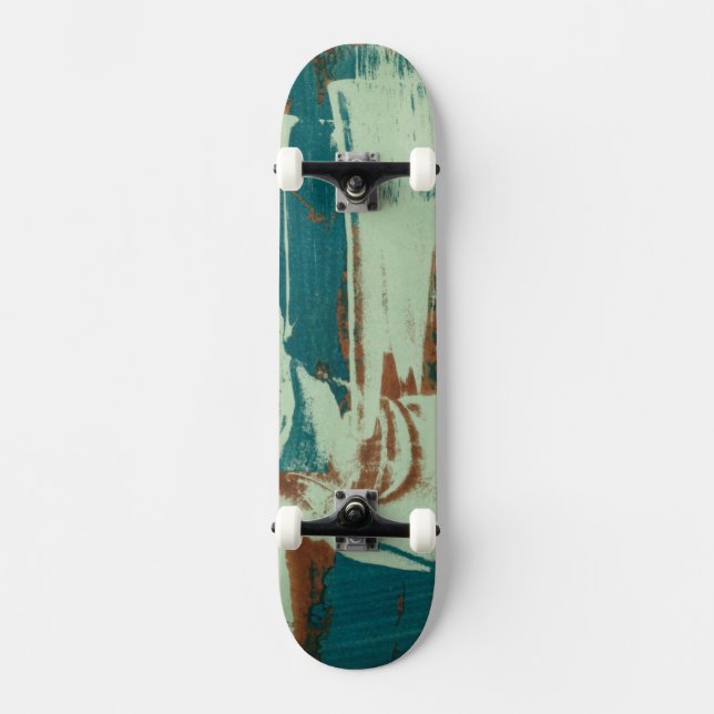 Två upp norr skateboard bräda 19,5 cm (Framsida)
