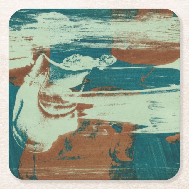 Två upp norr underlägg papper kvadrat (Framsidan)