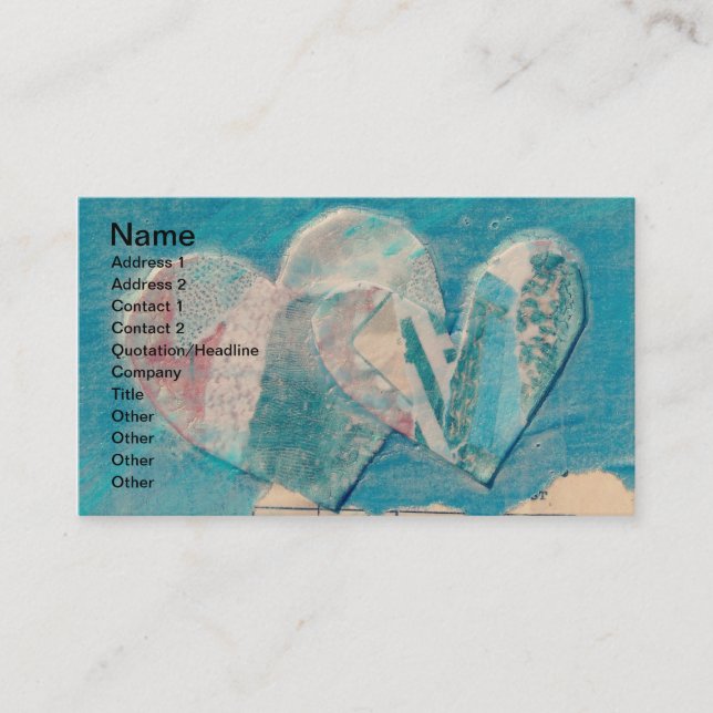 Två utfrågningar Blandat mediesamling Visitkort (Framsida)