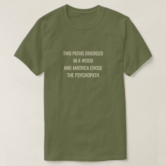 TVÅ VÄG DIVERGERADE - Grönt T Shirt