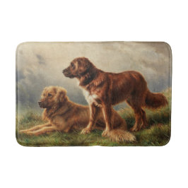 Två vaksamma Hundar Badrumsmatta