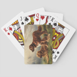 Två vaksamma Hundar Casinokort