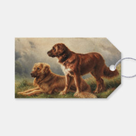 Två vaksamma Hundar Presentetikett