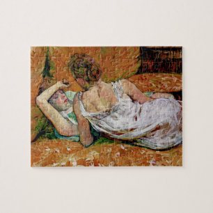 Två vänner av Henri de Toulouse-Lautrec Pussel