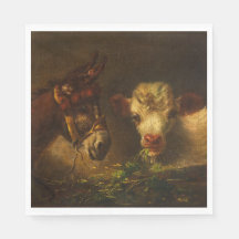 Två vänner (Donkey och Lamb) (Boskap)