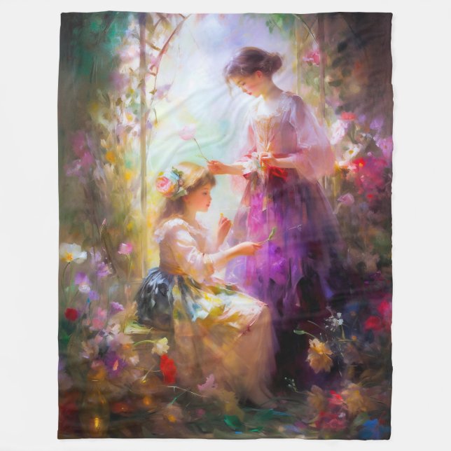 Två vänner fleecefilt (Framsidan)