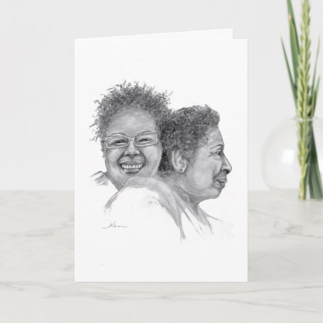 Två vänner för alltid kort (Framsida)