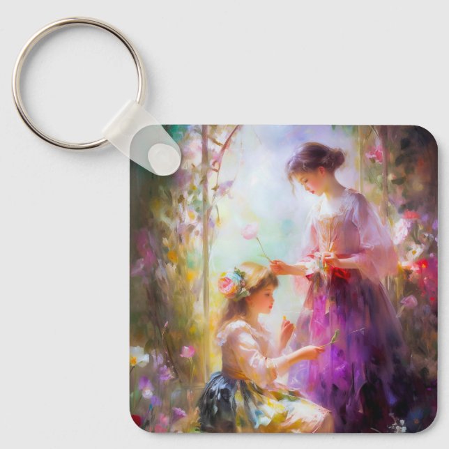 Två vänner nyckelring (Framsida)