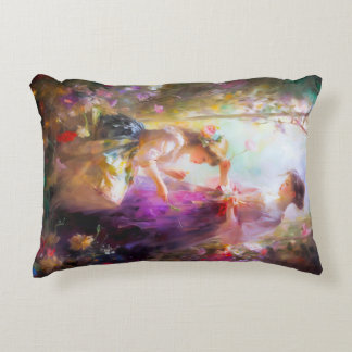 Två vänner prydnadskudde