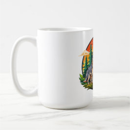 Två vargar kaffemugg
