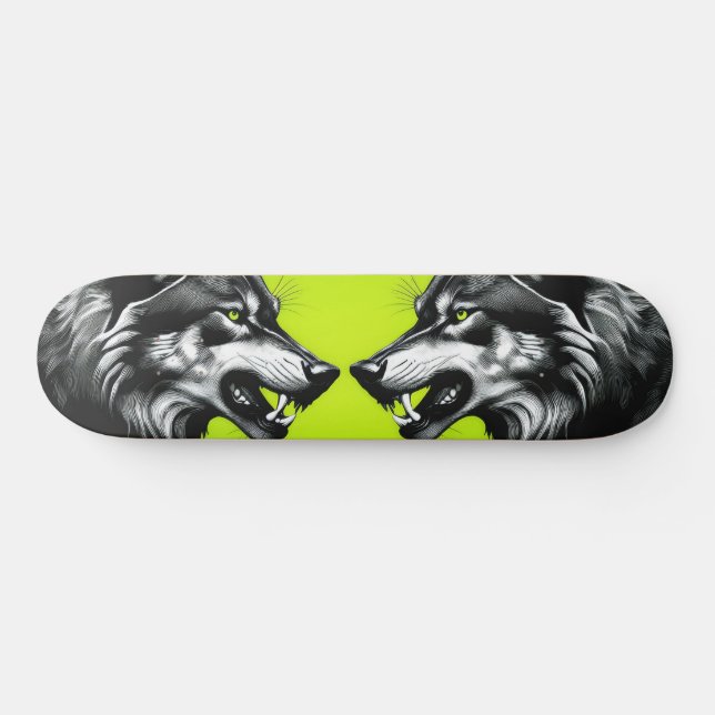 Två Vargar Mini Skateboard Bräda 18,5 Cm (Horz)