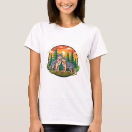 Två vargar t shirt