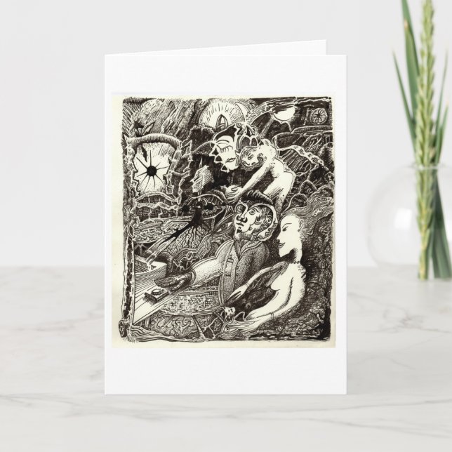 Två världar, av Brian Benson Kort (Framsida)