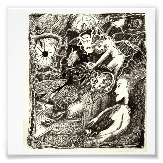 Två världar, av Brian Benson Photo Print Fototryck (Framsidan)