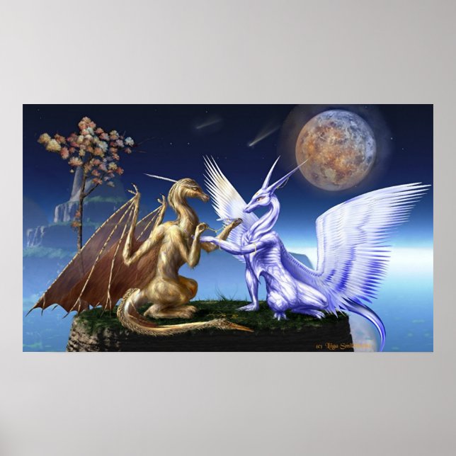 Två världar poster (Framsidan)