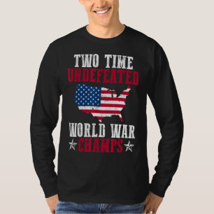Två Världskrig-schackbänkar utan motstycke T Shirt