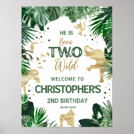 Två Vilder Jungler, andra födelsedagen Party Välko Poster