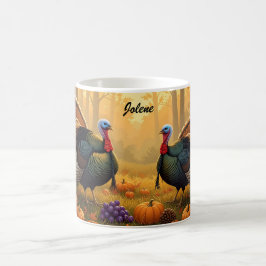 Två Vilders turkonThanksgiving Kaffemugg