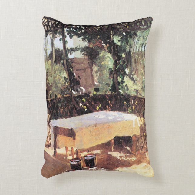 Två Vin-glasögon av John Singer Sargent Prydnadskudde (Framsidan(Vertikal))