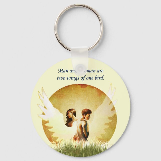 Två Vingar Nyckelring (Framsida)