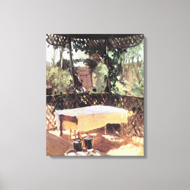 Två vinglas av John Singer Sargent Canvastryck (Framsida)