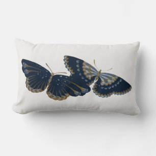 Två Vintage Butterflies Lumbarkudde