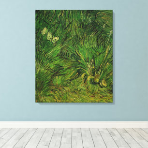 Två vita fjärilar av Vincent van Gogh Canvastryck