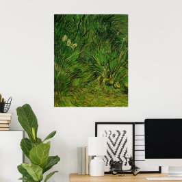 Två vita fjärilar av Vincent van Gogh Poster