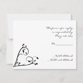 Två vita peacockor och hjärtresponskort OSA kort