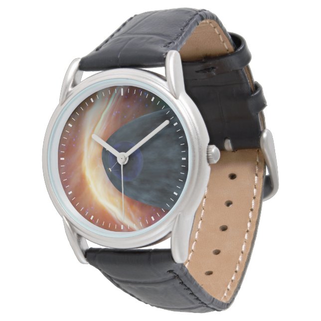 Två Voyager rymdfarkoster utforskar turbulent rymd Armbandsur (Vinklad)