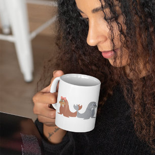Två Walruses Coffee Mugg