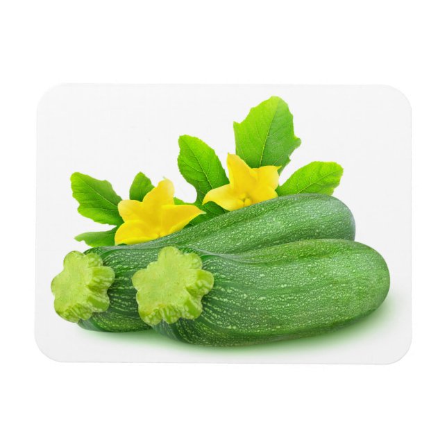 Två zucchini magnet (Horisontell)