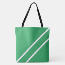 Tvådiagonal vit Tävla Rand på Grönten till havs