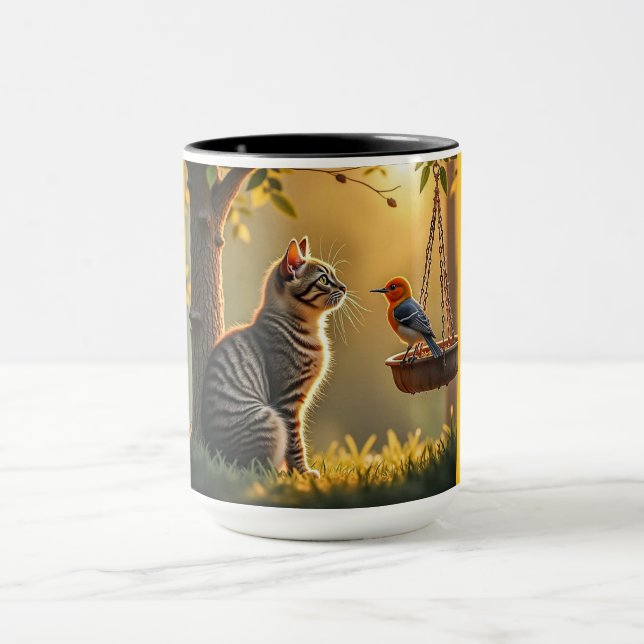 Tvåfärgad kombinationsmugg 15 oz mugg (Center)