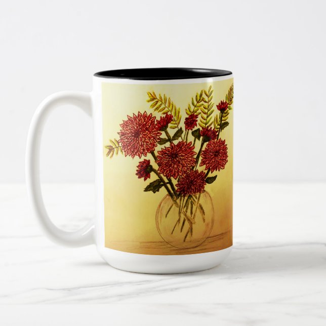 Tvåfärgad mugg (Vänster)