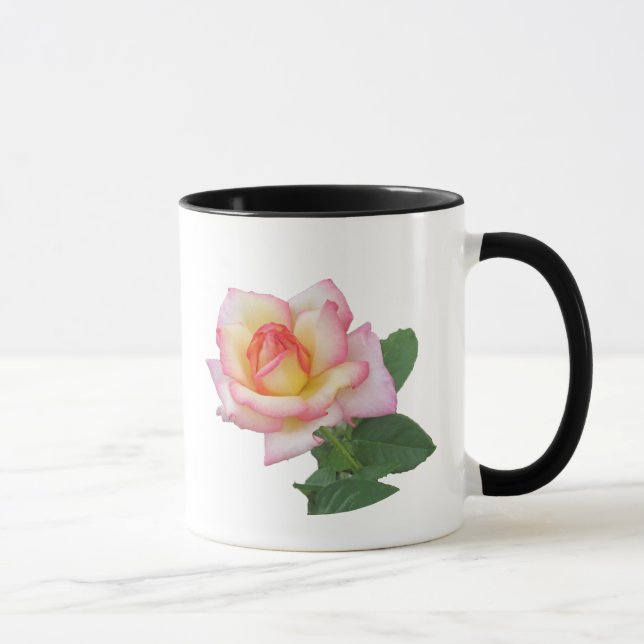 Tvåfärgad Rosa ros Mugg (Höger)