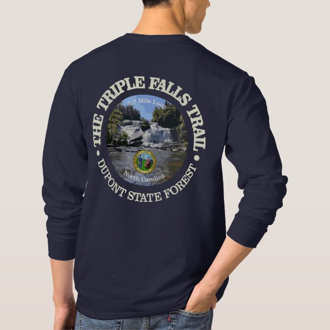 Tvåhals (rd) t shirt (Baksida)