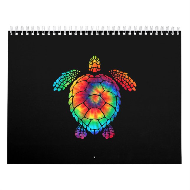 Tvåhavssköldpadda - tium dye Rainbow Hippie - kost Kalender (Omslag)