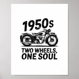 Tvåhjulig enbensmotorcykel poster
